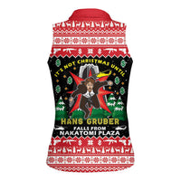 Nakatomi Plaza Christmas Women Sleeveless Polo Shirt Hans Gruber Party 1988 - Wonder Print Shop