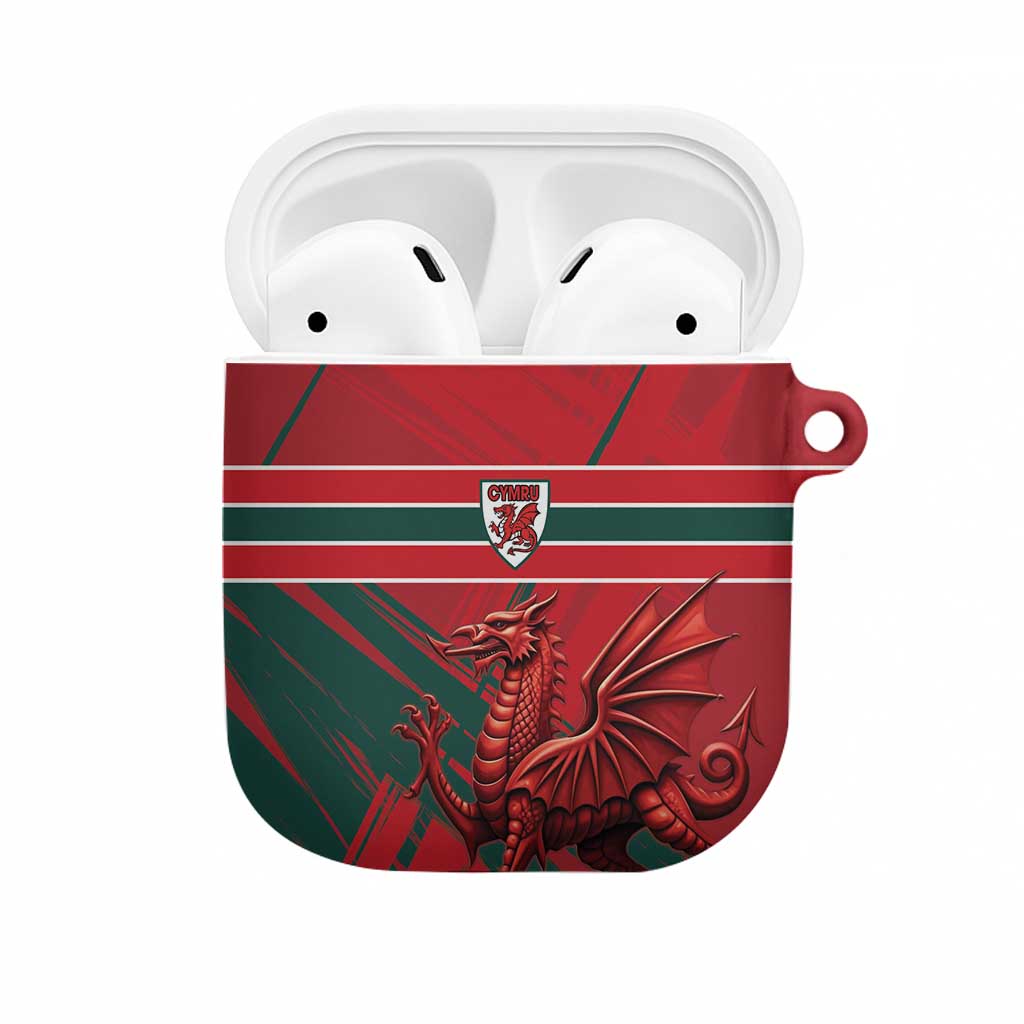 Wales Football Red Dragon AirPods Case Welsh National Team Spirit