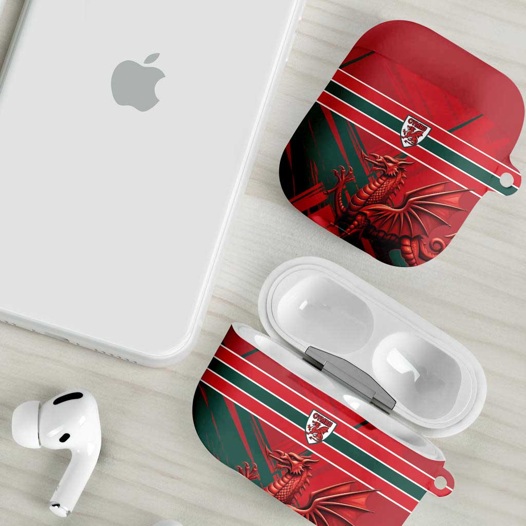 Wales Football Red Dragon AirPods Case Welsh National Team Spirit
