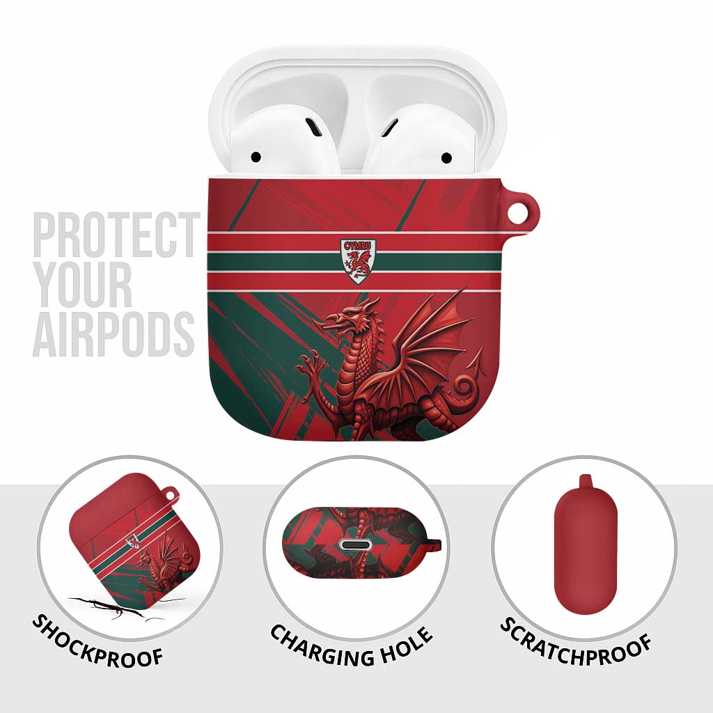 Wales Football Red Dragon AirPods Case Welsh National Team Spirit