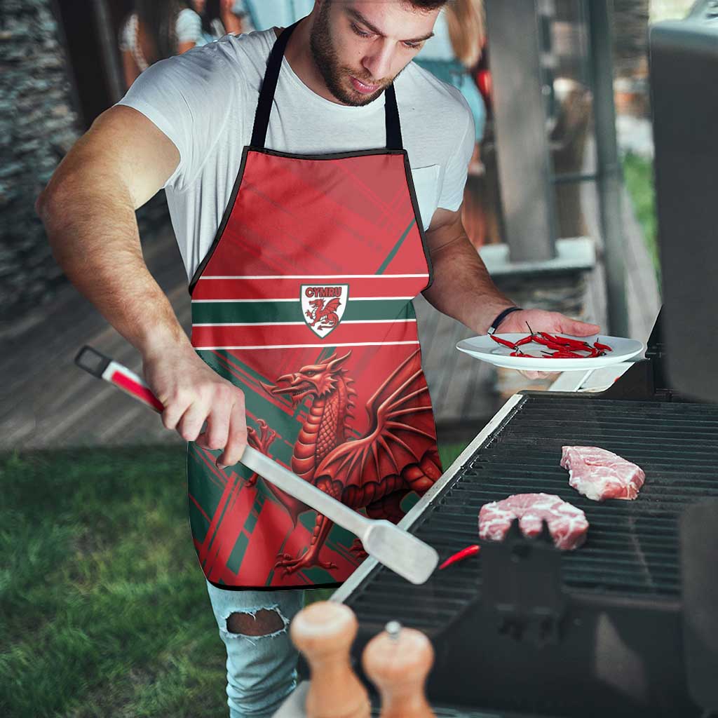 Wales Football Red Dragon Apron Welsh National Team Spirit