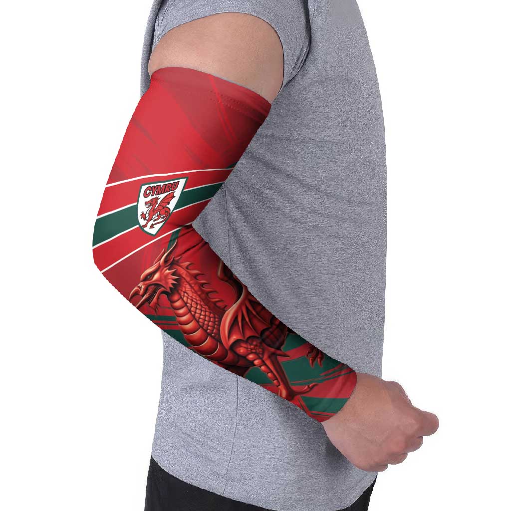 Wales Football Red Dragon Custom Arm Sleeves Welsh National Team Spirit