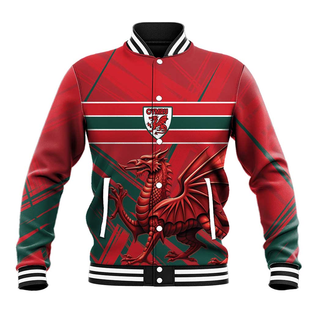 Wales Football Red Dragon Custom Baseball Jacket Welsh National Team Spirit