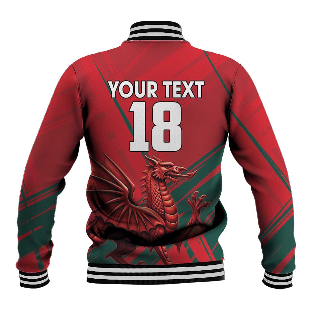 Wales Football Red Dragon Custom Baseball Jacket Welsh National Team Spirit