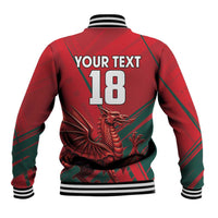 Wales Football Red Dragon Custom Baseball Jacket Welsh National Team Spirit