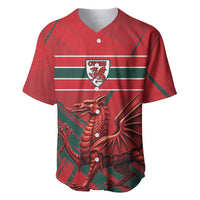 Wales Football Red Dragon Custom Baseball Jersey Welsh National Team Spirit