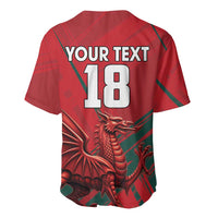 Wales Football Red Dragon Custom Baseball Jersey Welsh National Team Spirit
