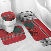 Wales Football Red Dragon Bathroom Set Welsh National Team Spirit