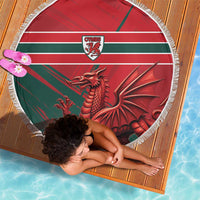 Wales Football Red Dragon Beach Blanket Welsh National Team Spirit