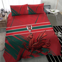 Wales Football Red Dragon Bedding Set Welsh National Team Spirit