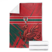 Wales Football Red Dragon Blanket Welsh National Team Spirit
