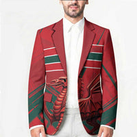 Wales Football Red Dragon Custom Blazer Welsh National Team Spirit