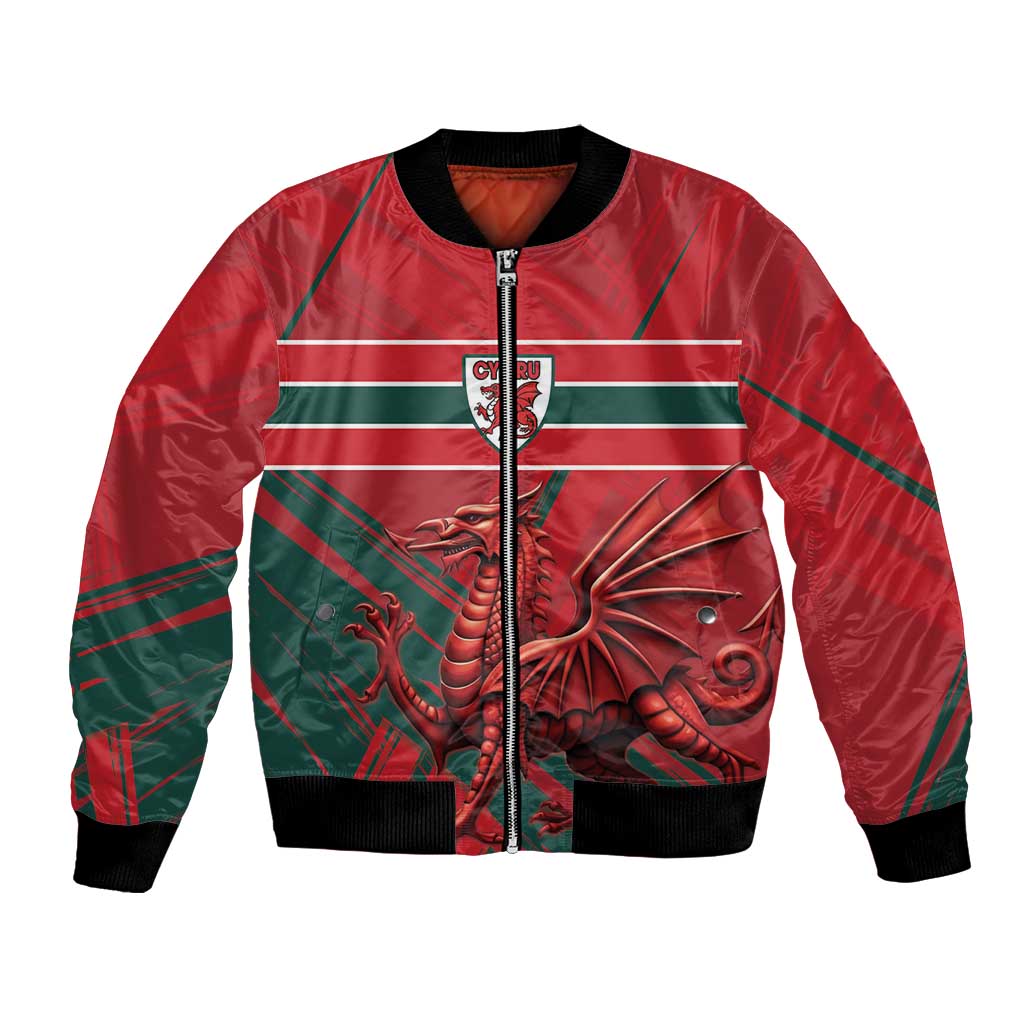 Wales Football Red Dragon Custom Bomber Jacket Welsh National Team Spirit