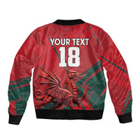 Wales Football Red Dragon Custom Bomber Jacket Welsh National Team Spirit