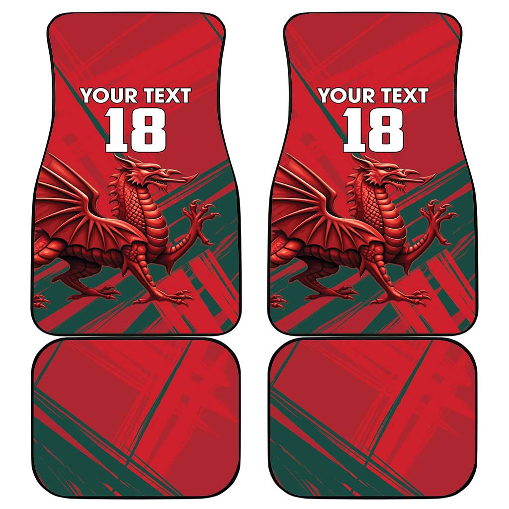 Wales Football Red Dragon Custom Car Mats Welsh National Team Spirit