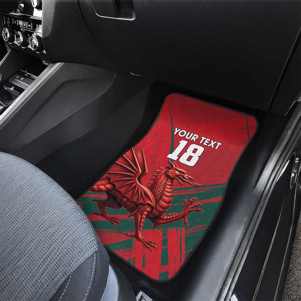 Wales Football Red Dragon Custom Car Mats Welsh National Team Spirit