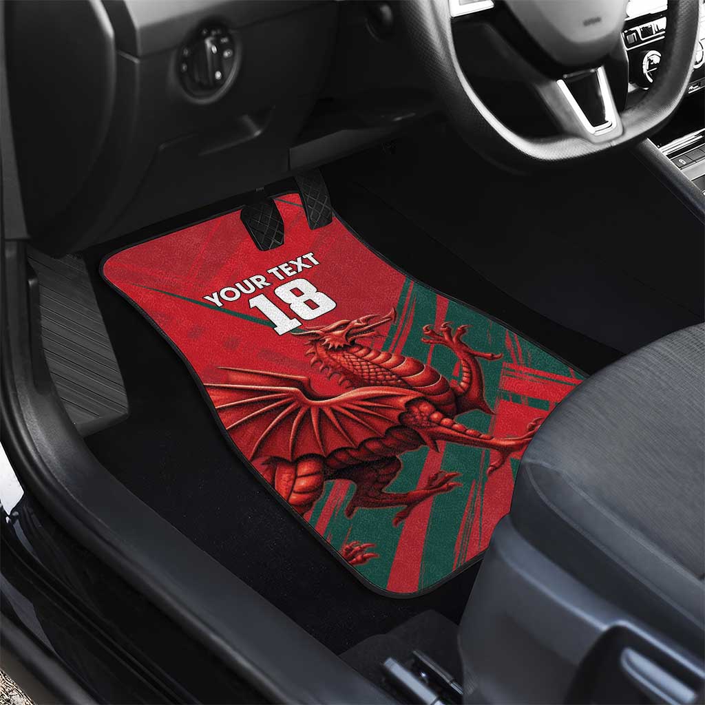 Wales Football Red Dragon Custom Car Mats Welsh National Team Spirit