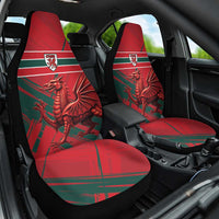 Wales Football Red Dragon Car Seat Cover Welsh National Team Spirit