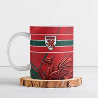 Wales Football Red Dragon Custom Ceramic Mug Welsh National Team Spirit