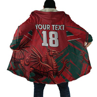 Wales Football Red Dragon Custom Cloak Welsh National Team Spirit
