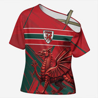 Wales Football Red Dragon Custom Cross Shoulder Shirt Welsh National Team Spirit