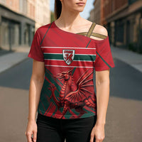 Wales Football Red Dragon Custom Cross Shoulder Shirt Welsh National Team Spirit