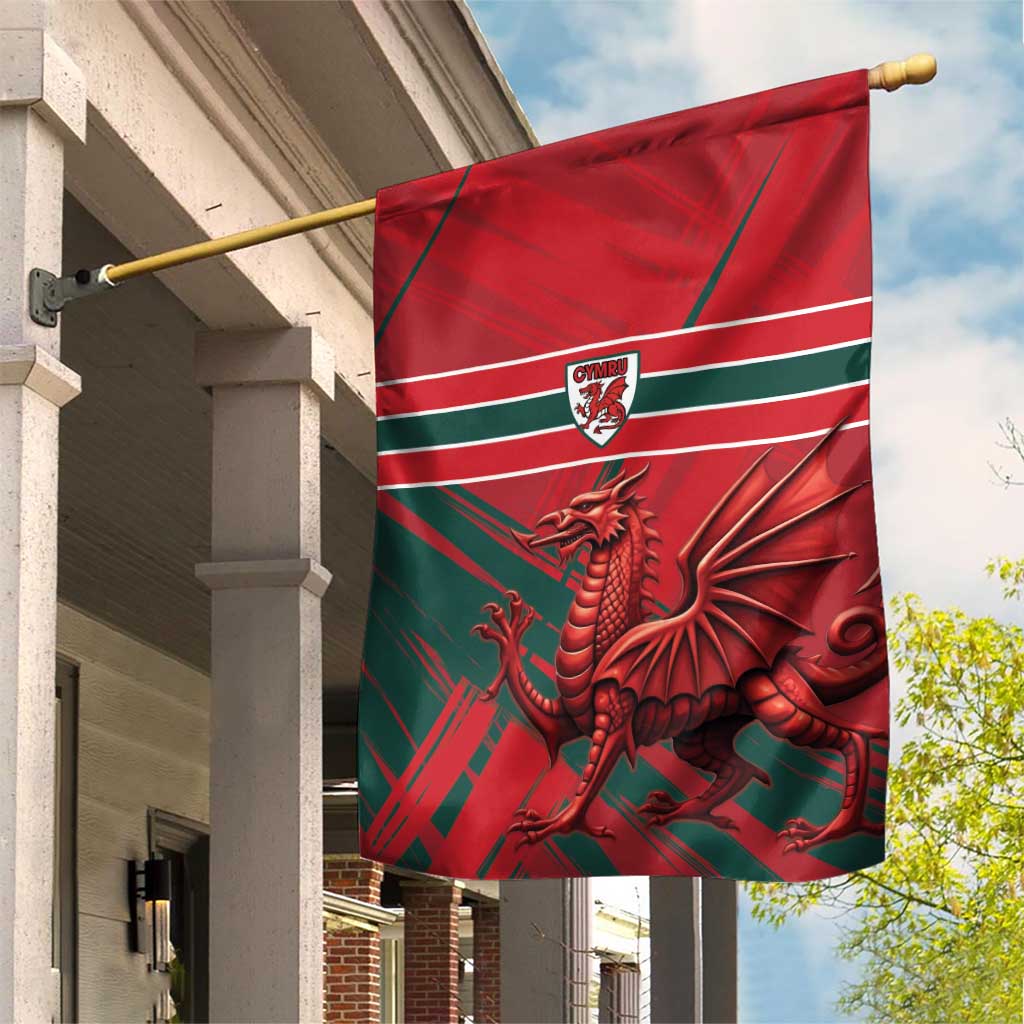 Wales Football Red Dragon Garden Flag Welsh National Team Spirit