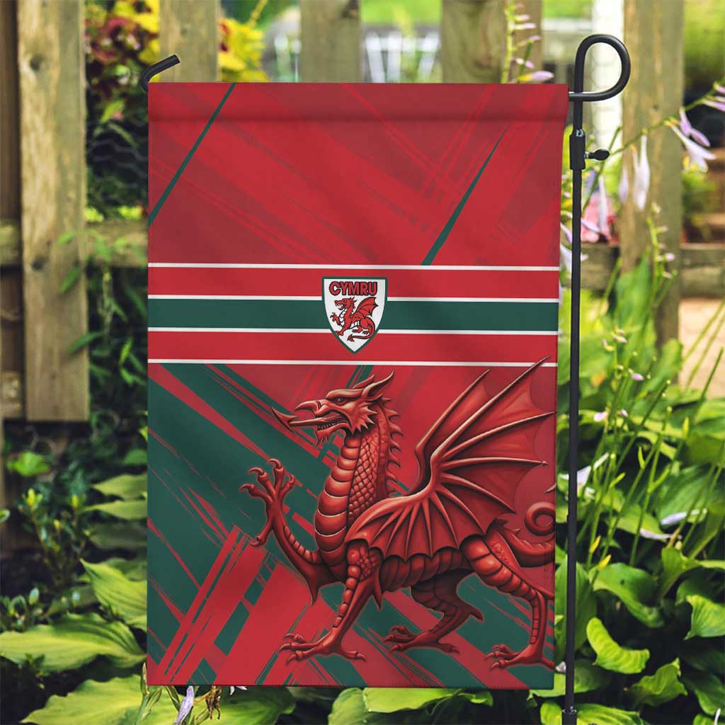 Wales Football Red Dragon Garden Flag Welsh National Team Spirit