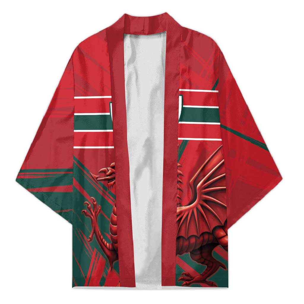 Wales Football Red Dragon Custom Kimono Welsh National Team Spirit