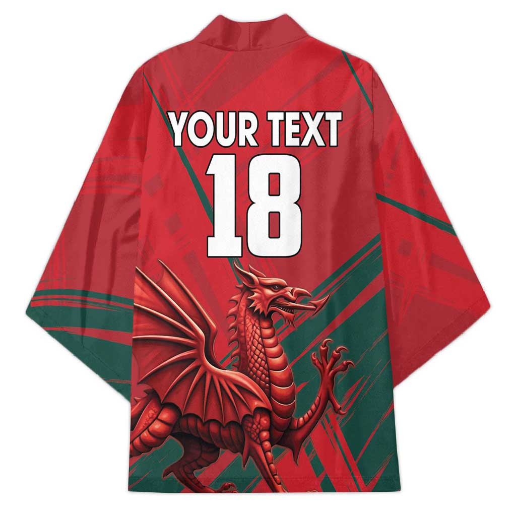 Wales Football Red Dragon Custom Kimono Welsh National Team Spirit