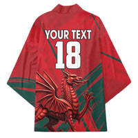 Wales Football Red Dragon Custom Kimono Welsh National Team Spirit