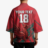 Wales Football Red Dragon Custom Kimono Welsh National Team Spirit