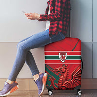 Wales Football Red Dragon Luggage Cover Welsh National Team Spirit