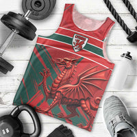 Wales Football Red Dragon Custom Men Tank Top Welsh National Team Spirit
