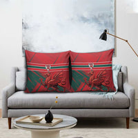 Wales Football Red Dragon Pillow Cover Welsh National Team Spirit