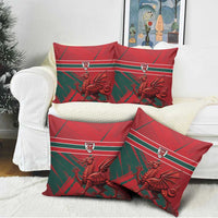 Wales Football Red Dragon Pillow Cover Welsh National Team Spirit