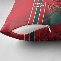 Wales Football Red Dragon Pillow Cover Welsh National Team Spirit