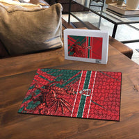 Wales Football Red Dragon Puzzle Welsh National Team Spirit