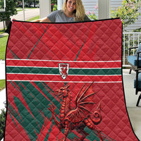 Wales Football Red Dragon Quilt Welsh National Team Spirit