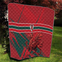 Wales Football Red Dragon Quilt Welsh National Team Spirit