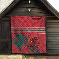 Wales Football Red Dragon Quilt Welsh National Team Spirit
