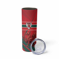 Wales Football Red Dragon Custom Skinny Tumbler Welsh National Team Spirit
