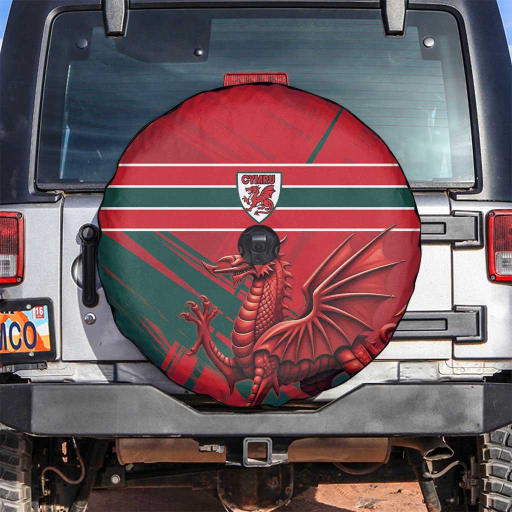 Wales Football Red Dragon Spare Tire Cover Welsh National Team Spirit