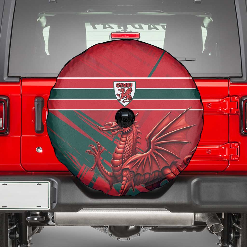 Wales Football Red Dragon Spare Tire Cover Welsh National Team Spirit