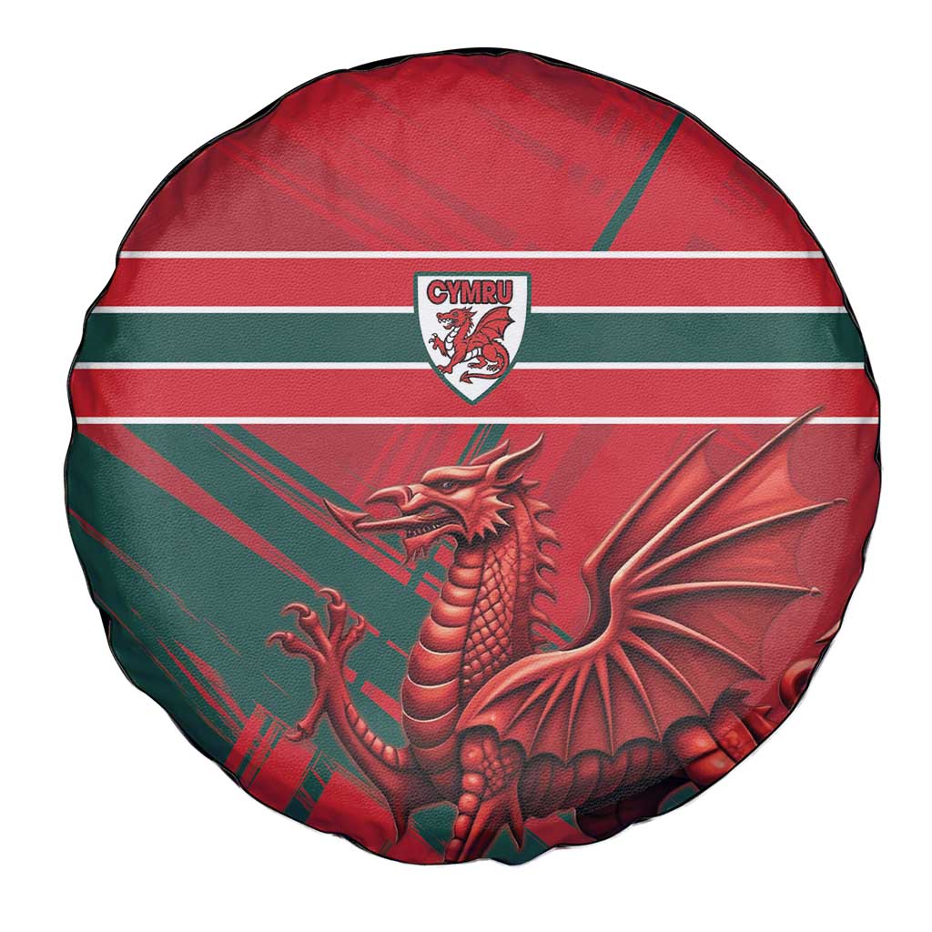 Wales Football Red Dragon Spare Tire Cover Welsh National Team Spirit