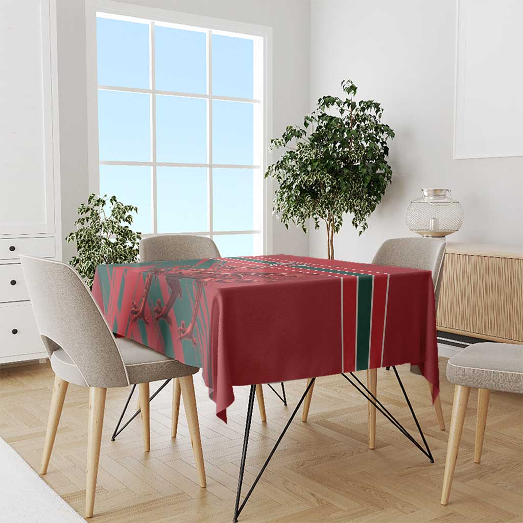 Wales Football Red Dragon Tablecloth Welsh National Team Spirit
