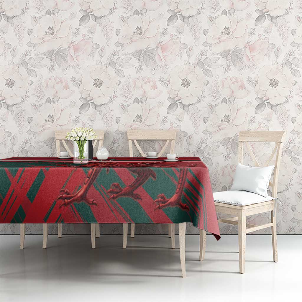 Wales Football Red Dragon Tablecloth Welsh National Team Spirit