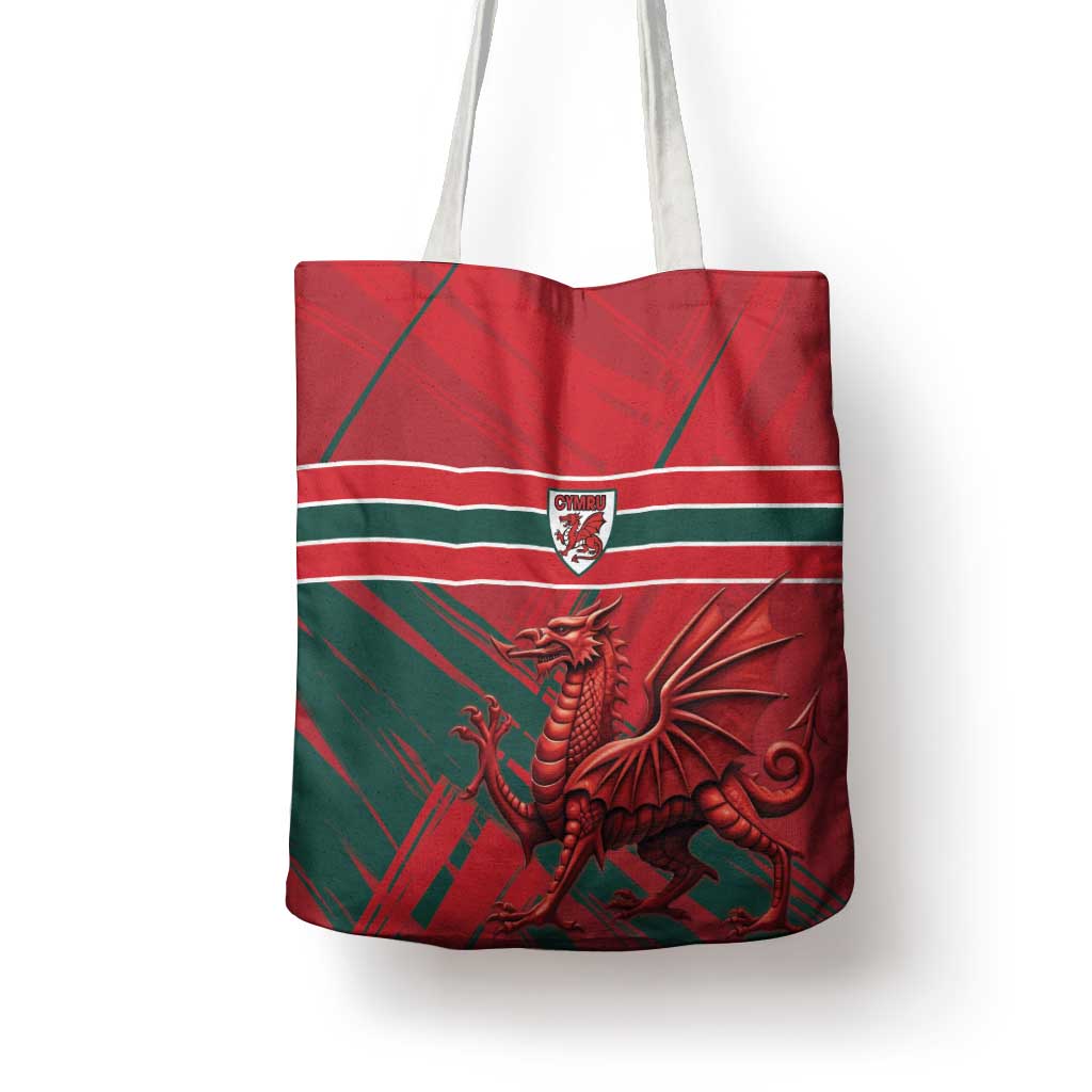 Wales Football Red Dragon Tote Bag Welsh National Team Spirit