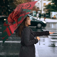Wales Football Red Dragon Umbrella Welsh National Team Spirit
