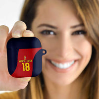 Custom Spain Football AirPods Case La Roja National Pride